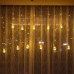 Сяйво та краса: LED гірлянда-штора XMAS Copper з 150 прозорих мультикольорових LED-кульямі
